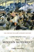 Cover: The Oxford English Literary History: Volume 10: 1910-1940: The Modern Movement - Oxford University Press