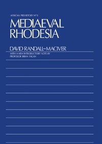 Enlarge image Cover: Medieval Rhodesia - Routledge