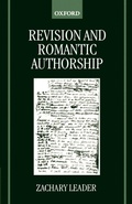 Cover: Revision and Romantic Authorship - Clarendon Press
