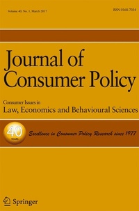 Abbildung von: Journal of Consumer Policy - Springer