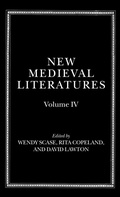 Cover: New Medieval Literatures - Oxford University Press