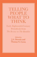 Cover: Telling People What to Think - Routledge