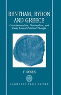 Cover: Bentham, Byron, and Greece - Clarendon Press