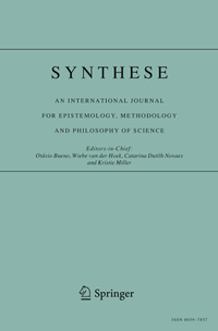 Enlarge image Cover: Synthese - Springer