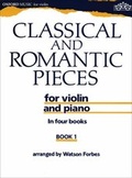 Cover: Classical and Romantic Pieces for Violin Book 1 - Oxford University Press