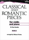 Cover: Classical and Romantic Pieces for Violin Book 4 - Oxford University Press