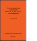 Cover: The Manenguba Languages (Bantu A. 15, Mbo Cluster) of Cameroon - School of Oriental & African Studies External Services Division