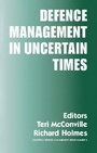 Cover: Defence Management in Uncertain Times - Routledge