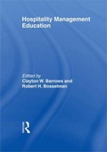 Cover: Hospitality Management Education - Routledge