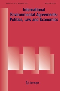 Abbildung von: International Environmental Agreements: Politics, Law and Economics - Springer