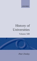Cover: History of Universities: Volume XIII: 1994 - Oxford University Press