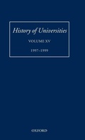 Cover: History of Universities: Volume XV: 1997-1999 - Oxford University Press