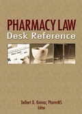 Cover: Pharmacy Law Desk Reference - Routledge