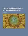 Cover: Traite Analytique Des Sections Coniques - Rarebooksclub.com