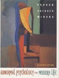 Enlarge image Cover: Abnormal Psychology and Modern Life with Telecourse Study Guide - Pearson
