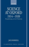 Cover: Science at Oxford, 1914-1939 - Clarendon Press