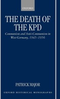 Cover: The Death of the KPD - Oxford University Press
