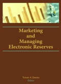 Cover: Marketing and Managing Electronic Reserves - Routledge