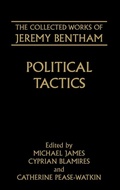 Cover: The Collected Works of Jeremy Bentham: Political Tactics - Clarendon Press