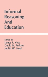 Enlarge image Cover: Informal Reasoning and Education - Routledge