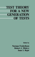 Cover: Test Theory for A New Generation of Tests - Routledge