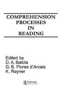 Enlarge image Cover: Comprehension Processes in Reading - Routledge