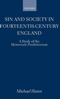 Cover: Sin and Society in Fourteenth-Century England - Oxford University Press