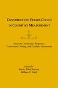 Cover: Construction Versus Choice in Cognitive Measurement - Routledge