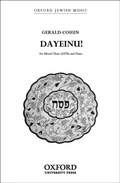 Cover: Dayeinu!: SATB Vocal Score - Oxford University Press
