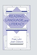 Cover: Reading, Language, and Literacy - Routledge