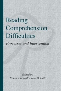 Enlarge image Cover: Reading Comprehension Difficulties - Routledge