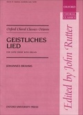 Cover: Geistliches Lied (Sacred Song), Op. 30 - Oxford University Press