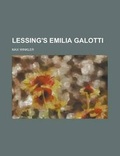 Cover: Lessing's Emilia Galotti - Rarebooksclub.com