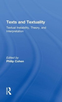 Enlarge image Cover: Texts and Textuality - Routledge