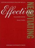 Cover: Effective Negotiating: Teacher's Book - Oxford University Press