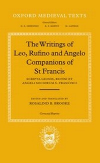 Enlarge image Cover: Scripta Leonis, Rufini et Angeli Sociorum S. Francisci - Clarendon Press