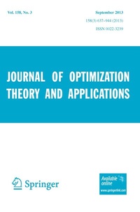 Abbildung von: Journal of Optimization Theory and Applications - Springer