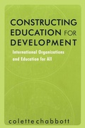 Cover: Constructing Education for Development - Routledge