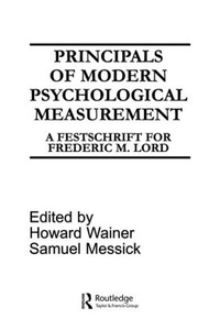 Bild vergrößern Bild: Principals of Modern Psychological Measurement - Lawrence Erlbaum Associates Inc