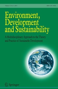 Abbildung von: Environment, Development and Sustainability - Springer