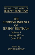 Cover: The Collected Works of Jeremy Bentham: Correspondence: Volume 9 - Oxford University Press