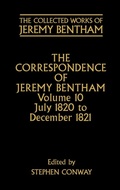 Cover: The Collected Works of Jeremy Bentham: Correspondence: Volume 10 - Clarendon Press