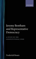 Cover: Jeremy Bentham and Representative Democracy - Oxford University Press