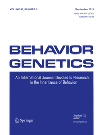 Bild: Behavior Genetics - Springer