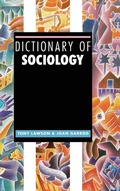 Cover: Dictionary of Sociology - Routledge
