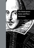 Cover: The Shakespeare Name and Place Dictionary - Routledge