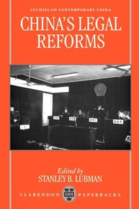 Enlarge image Cover: China's Legal Reforms - Oxford University Press