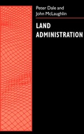 Cover: Land Administration - Oxford University Press