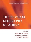 Cover: The Physical Geography of Africa - Oxford University Press