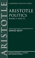 Cover: Aristotle: Politics, Books V and VI - Oxford University Press